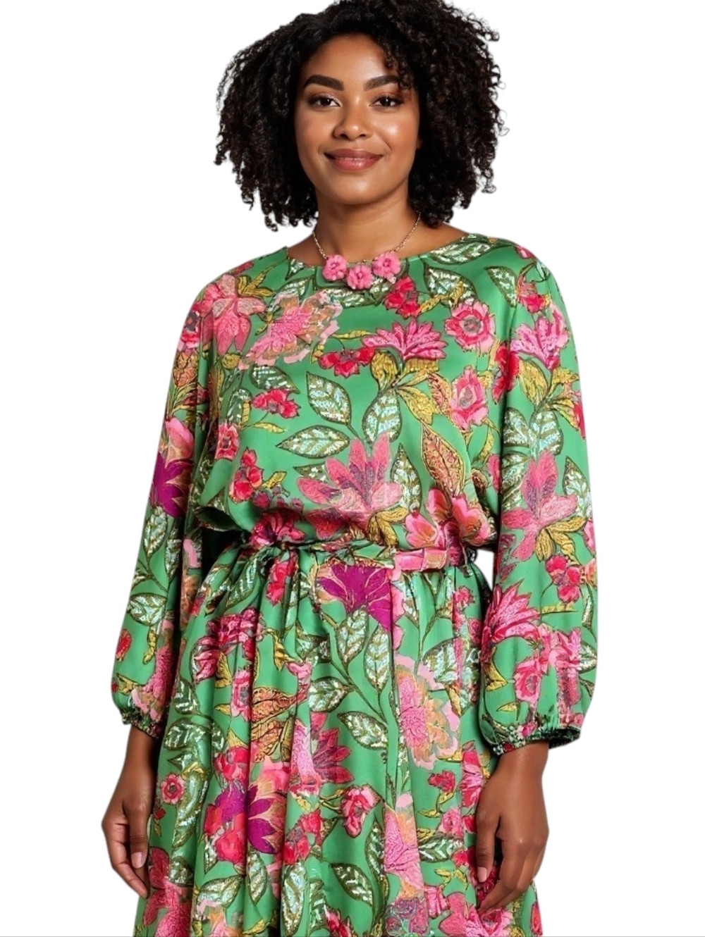 Sugarlips Evanna Floral Print Dress Size 3X